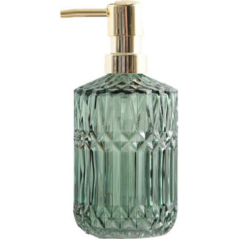 Distributeur De Savon En Verre - 400 Ml - Pour Salle De Bain Cuisine Et Gel Hydroalcoolique - Lot De 1 (1/5)