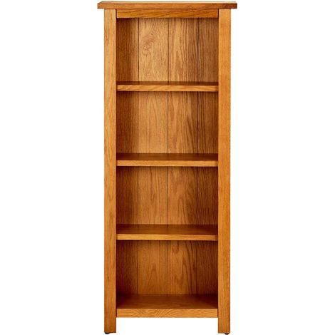Maison Exclusive - Bücherregal 4 Fächer 45x22x110 cm Massivholz E (1/5)