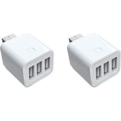2X Tuya Zigbee 3 Adaptateur USB Commutateur 5 V Adaptateur Secteur USB Contrôle de la Vie Intelligente Via Alexa Yandex (1/2)