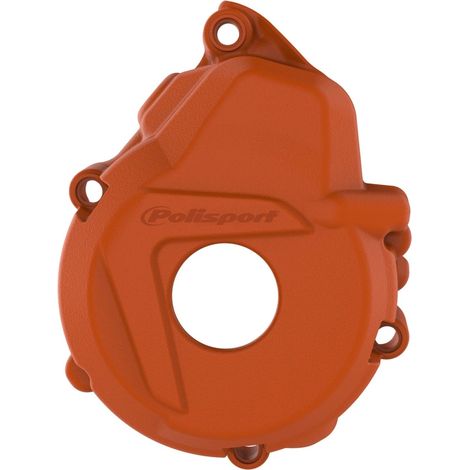 Protector de cubierta de alternador Polisport para KTM EXC 250 350 250F FE, color naranja.