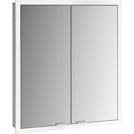 emco prime slim Spiegelschrank, 600mm, 2 Türen, Unterputzmodell, (1/3)
