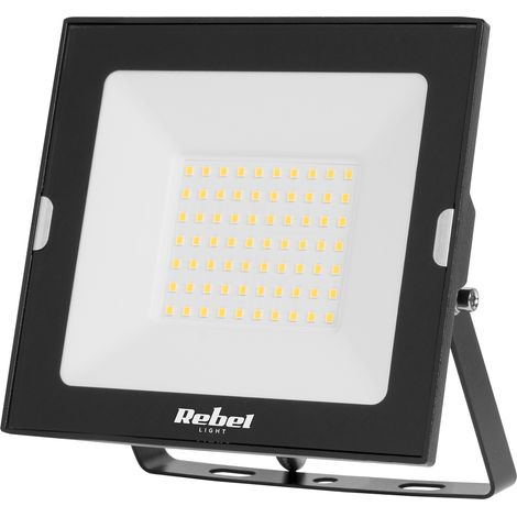 Proyector LED tipo halógeno, delgado, 50W Rebel, 6500K, 230V, IP65 (1/3)