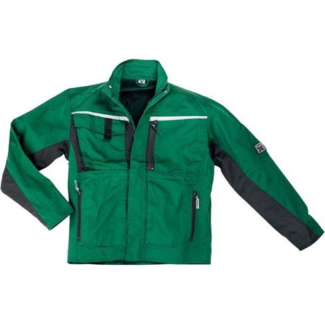 Chaqueta de trabajo Campo, Talla M, verde /gris