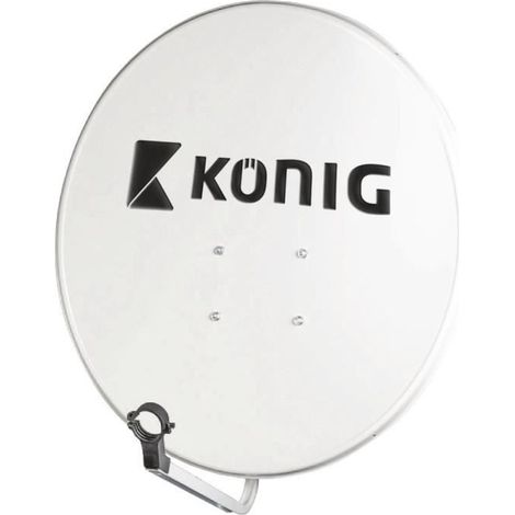 König SAT-SD80 Blanc antenne Satellites - Antennes Satellites (80 cm, 120 mm, 770 mm, 820 mm, 4,68 kg, Blanc)