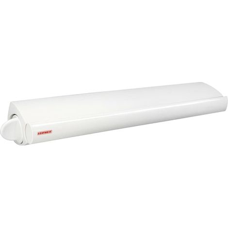 Leifheit, stendibiancheria estensibile da muro Rollfix 210, bianco, Acciaio, bianco, 1 - confezione (1/5)