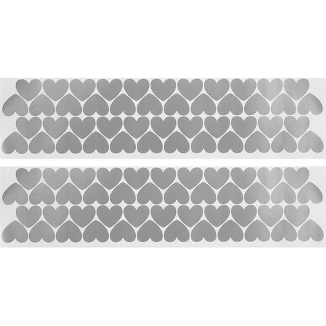 Wandaufkleber, DIY-Tapete für Zuhause, Wohnzimmer, Schlafsaal, Dekoration, Silber, 3,5 x 3 cm (1/5)