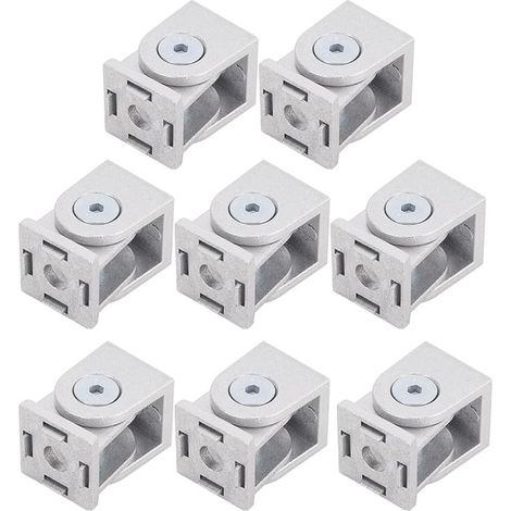 aluminium profile swivel connectors, adjustable hinge for aluminium profile, compatible with 3D and printers. (1/5)