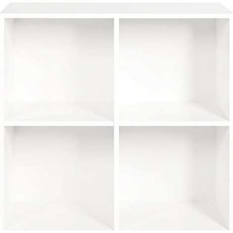 Étagère d’exposition, étagère cubique au design compact, buffet pour salle à manger, étagère de rangement, classeur ouvert, bibliothèque sur pied (uniquement la bibliothèque) (1/5)