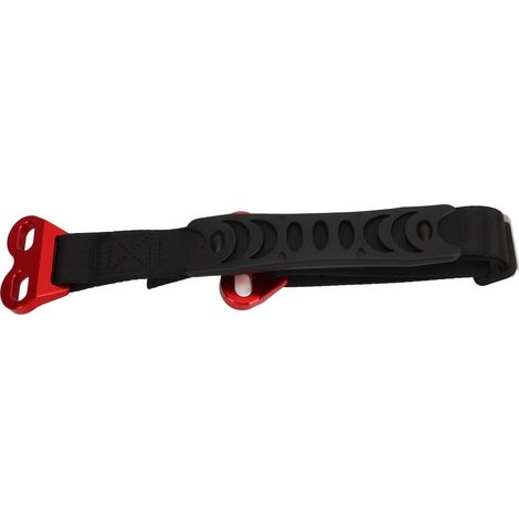 Sangle de remorquage 10000lbs, corde de dépannage haute résistance, robuste et anti-usure, pour tout-terrain moto avant, rouge. (1/5)