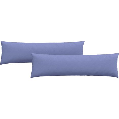 Maison Exclusive - Cojines de sofá 2 pcs Azul jeans 145 x 40 cm t