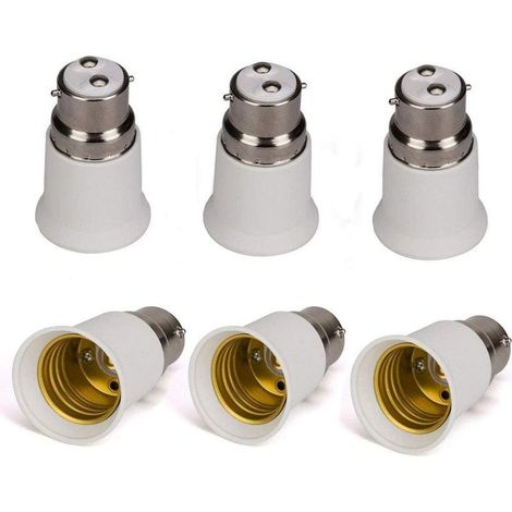 Douilles porte-ampoules B22 vers E27 - adaptateurs d'ampoule à LED 6 PCS-Fei Yu (1/5)