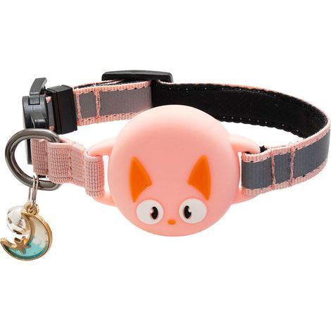 Collier Chat - Réfléchissant et Lumineux - Anti Étranglement Réglable - Silicone Résistant à l'Eau - Pour Chats Extérieurs - 1 Pièce (1/5)