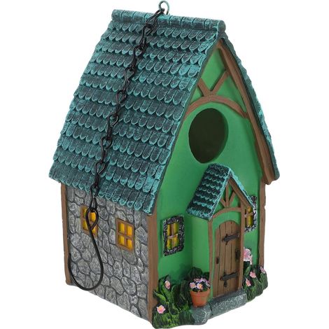 Robust Vogelhäuschen aus Kunstharz zum Hängen Small