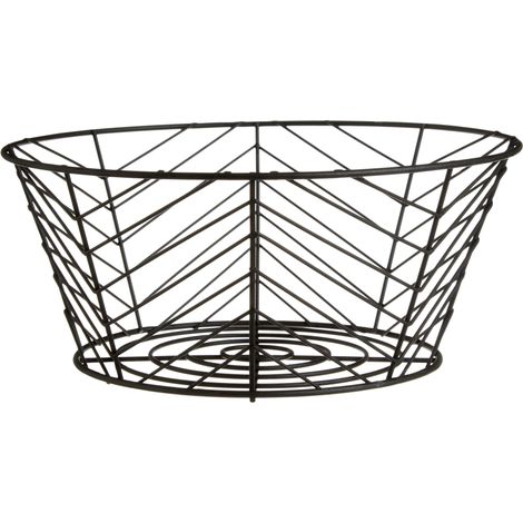 Premier Housewares Vertex Black Powder Coat Fruit Basket (1/3)