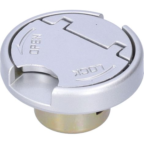 Bouchon de réservoir de carburant universel en acier inoxydable avec clé pour scooter GY6 (1/5)