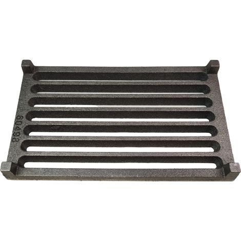Grille à cendres B pour poêles à cheminée UNI-1964 de Techfire - fonte - dimensions d'encastrement parfaitement adaptées