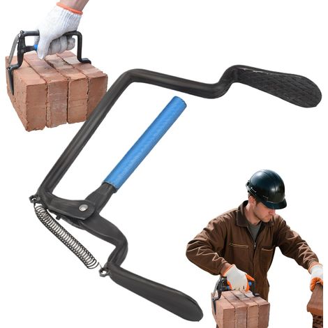 Pinces à briques Poignées confortables, gain de temps, gain d'effort, Pinces à griffes en acier robuste pour briques et pavés Pour le jardin, construction, rénovation maison (1/5)