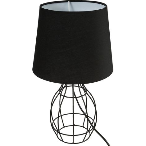 Lampada a filo Moca in metallo nero H35cm - Ovale - Atmosphera créateur d'intérieur (1/3)