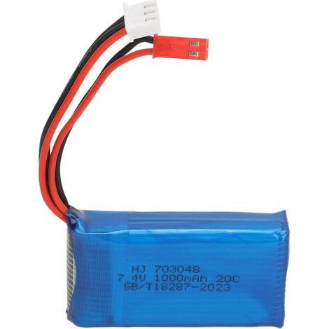 Batterie de Remplacement pour Drone, Batterie au Lithium, 1000 MAh, 7,4 V, pour Télécommande V912, Quadricoptère, Légère et Sûre (1/5)