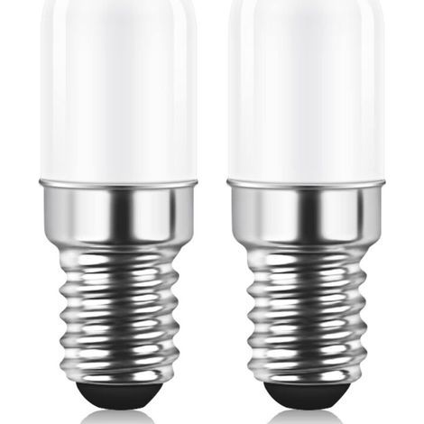 Ampoule LED E14 pour Réfrigérateur, 2W équivalent à 15W, Blanc Chaud 3000K, Ampoule pour Frigo, Lampe de Sel, Machine a Coudre, Non variable, Lot de 2 (1/5)