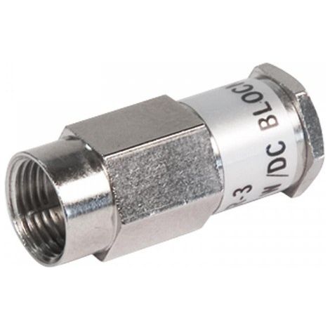 75Ohm F-Adapterlast mit Blockierung und Kondensator