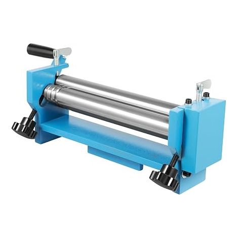 Cintreuse ronde à trois rouleaux 485 x 125 x 150 mm pour pièces jusqu'à 300 mm et 5 mm, cintreuse ronde pour le traitement de la tôle avec manivelle (1/5)