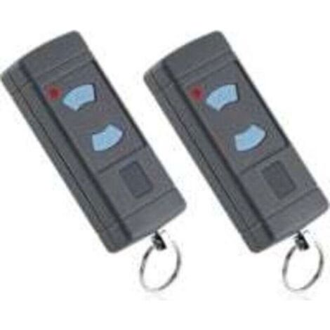 Pack de de 2 Émetteur Garage Boutons Bleus 868MHz Remplacement pour , XU,HORMANN HSE2-868 HSM4-868 HSE4-868 Compatible avec Tubauto HSM4-868 HS4-868 - (1/4)