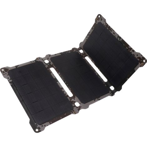 18V 5V 30W Faltbares Solarpanel, tragbares faltbares monokristallines Solarpanel für Outdoor-Aktivitäten wie Camping, Wandern und Bergsteigen (Tarnmuster) (1/5)