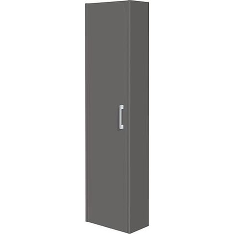 Armoire haute Séries MAA 1 porte graphite Hgl. butée gauche 386x1500x206 mm (1/5)