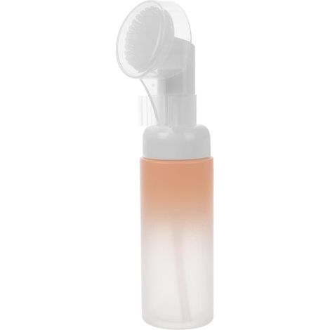 Wiederverwendbare Schaumpumpflaschen 30 ml und 100 ml mit Bürste, für Gesichtsreiniger, Duschgel, Shampoo, tragbar für Reisen. (1/5)