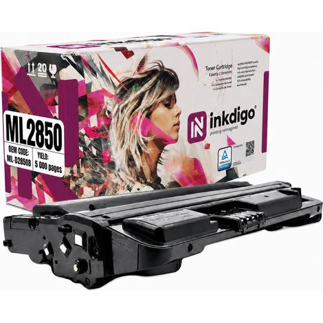 Toner Inkdigo ML-D2850B compatibile con Samsung ML-2450 ML-2850DR ML-2853D certificato TÜV. (1/5)