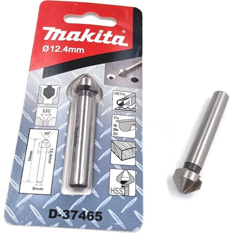 SVASATORE MAKITA 3 TAGLIENTI HSS D.12,4 X VITI M6 (1/2)
