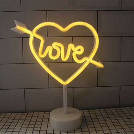 Veilleuse design mignonne, lampe de chevet, fonctionne avec 3 piles AA, alimentation USB, portable, pour la décoration intérieure, cadeau d'anniversaire. (1/5)