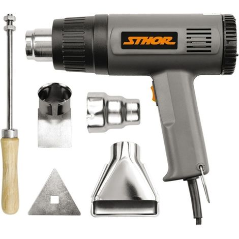 Pistola de calor 1500w con accesorios 79328 STHOR (1/3)