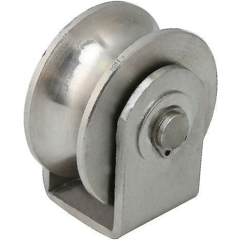 Poulie fixe de Rail d'acier inoxydable de rouleau de voie de Rail de Type U de petite taille de (1/5)