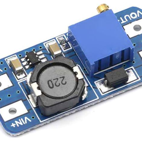 Module élévateur de tension réglable (5 pièces) 2A 2-24V vers 5/9 12-28V - Composant électronique (1/5)