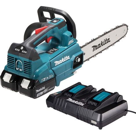 Tronçonneuse MAKITA DUC306T001 LXT 30cm 2x18V avec 2 batteries BL1850 et chargeur
