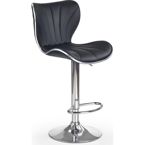 Silla de barra Houston 238 , 91x48x55cm, Cuero ecológico, Metálico (1/3)