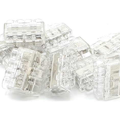 10 conectores de cable de terminales de inserción de 4 vías HelaCon Plus Mini (1/4)