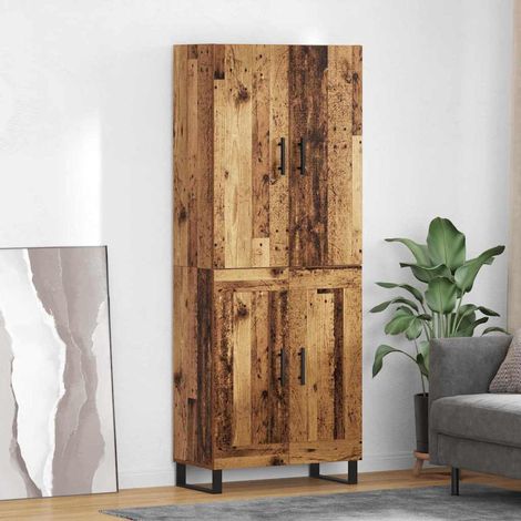 Highboard 2 pcs Altholz 69,5 x 34 x 180 cm
