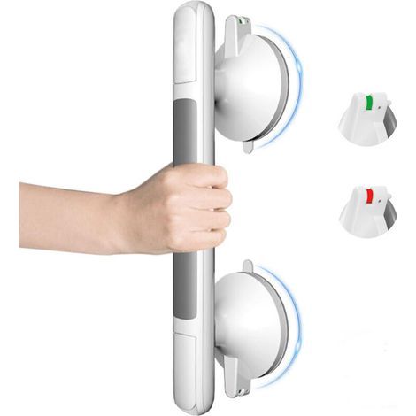Haltegriffe mit Saugnäpfen für Dusche und Wand, geeignet für Badezimmer/WCs, zum Schutz von Kindern und älteren Menschen (1/5)