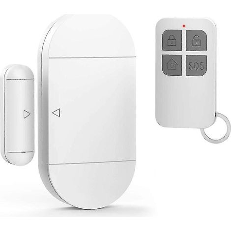 Tür- und Fensteralarm, drahtlose Tür- und Fenstermelder mit Fernbedienung und Batterien, magnetischer Einbruch- und Diebstahlschutzsensor für Zuhause und Küche