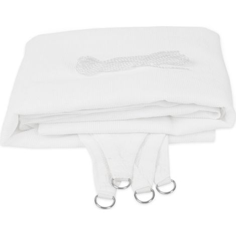 Voile d'ombrage Respirant, Blanc, 3 x 5 m (1/5)