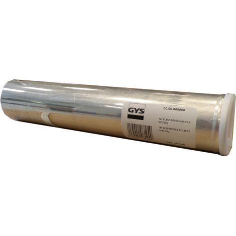 GYS Lot de 147 électrodes en aluminium Ø3,2 mm – Étui de 2 kg (Référence 081949)
