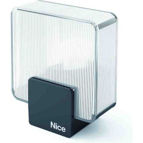 Nice – Gyrophare clignotant ELAC – LED 90-240Vcc – IP44 pour chantiers humides – Pose en applique verticale ou horizontale (1/3)