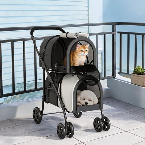 Caisse de transport pour animaux 2 en 1 66 x 50 x 98 cm (1/5)