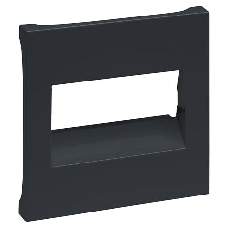 LEGRAND, SEANO 765454 CACHE RJ45 POUR PRISES DE DONNÉES 1 ET 2 VOIES - COULEUR : ANTHRACITE LAQUÉ