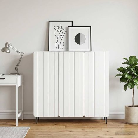 vidaXL Sideboard White 89 x 34.5 x 82 cm Engineered Wood (1/5)