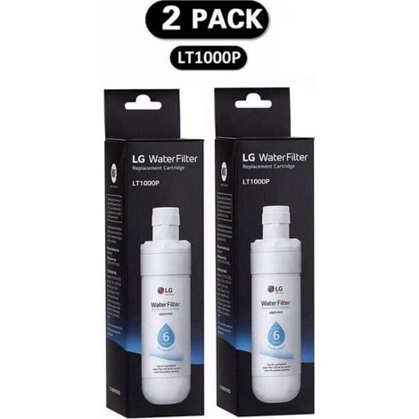 Pack of 2 filters (LT1000P) Refrigerator, refrigerator water filter