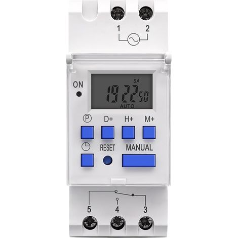 1NO 1NC Relais temporisateur numérique programmable hebdomadaire